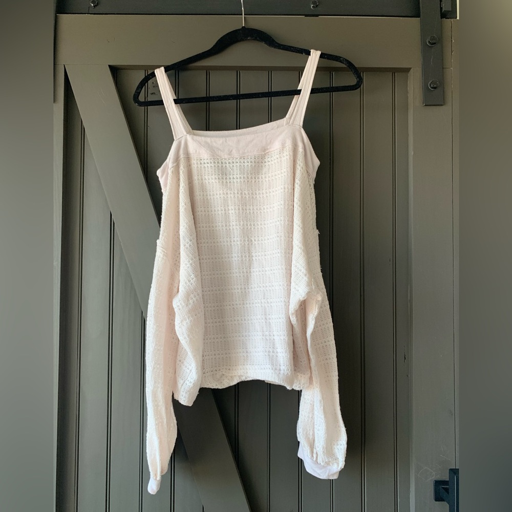Pink Free people Sweater